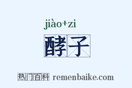 酵子是什么意思的图片